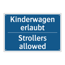 Kinderwagen erlaubt - Strollers allowed