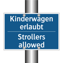 Kinderwagen erlaubt - Strollers allowed