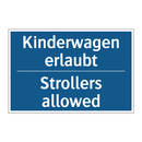 Kinderwagen erlaubt - Strollers allowed