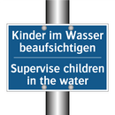 Kinder im Wasser beaufsichtigen/.../ - Supervise children in the water/.../