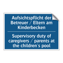 Aufsichtspflicht der Betreuer /.../ - Supervisory duty of caregivers /.../
