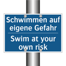 Schwimmen auf eigene Gefahr - Swim at your own risk