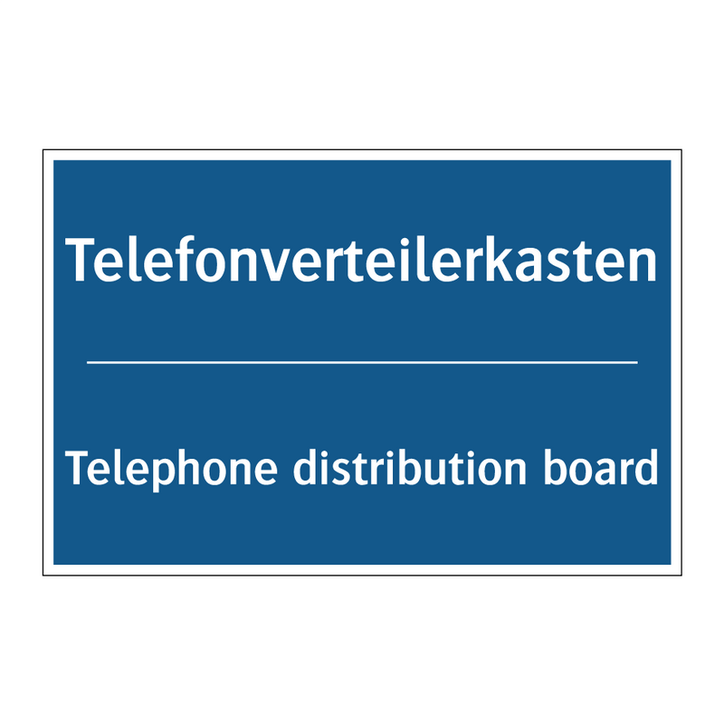 Telefonverteilerkasten - Telephone distribution board