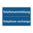 Telefonvermittlung - Telephone exchange