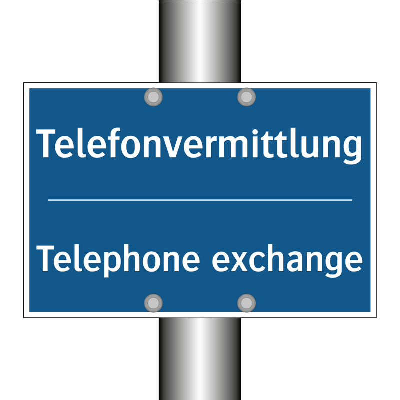 Telefonvermittlung - Telephone exchange