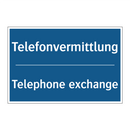Telefonvermittlung - Telephone exchange