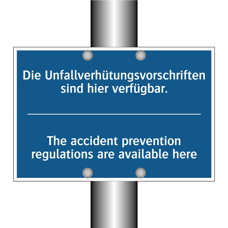 Die Unfallverhütungsvorschriften /.../ - The accident prevention regulations /.../