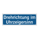 Drehrichtung im Uhrzeigersinn