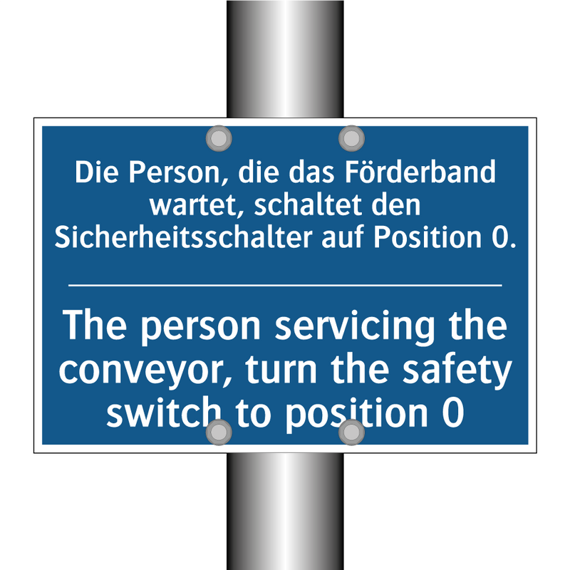 Die Person, die das Förderband /.../ - The person servicing the conveyor, /.../