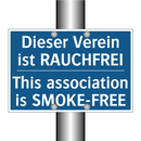 Dieser Verein ist RAUCHFREI - This association is SMOKE-FREE