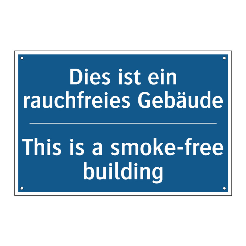 Dies ist ein rauchfreies Gebäude/.../ - This is a smoke-free building