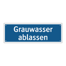 Grauwasser ablassen
