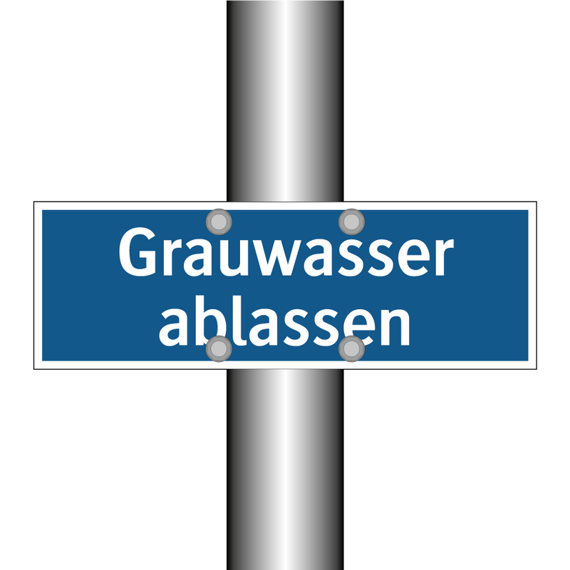 Grauwasser ablassen