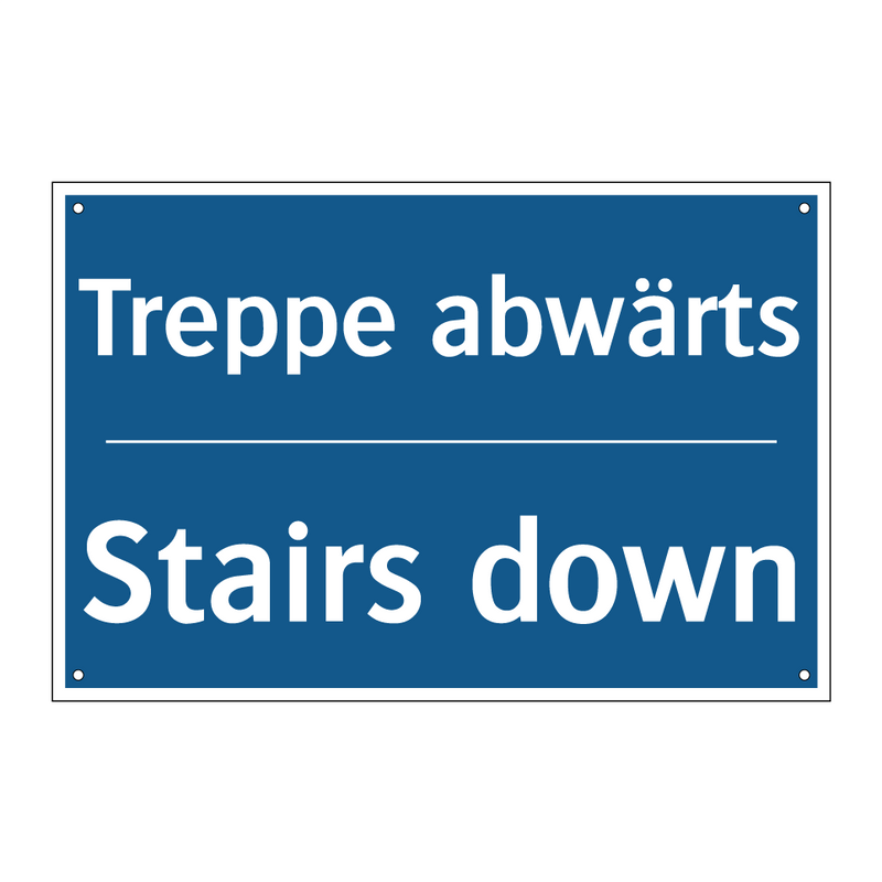 Treppe abwärts - Stairs down