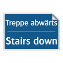 Treppe abwärts - Stairs down