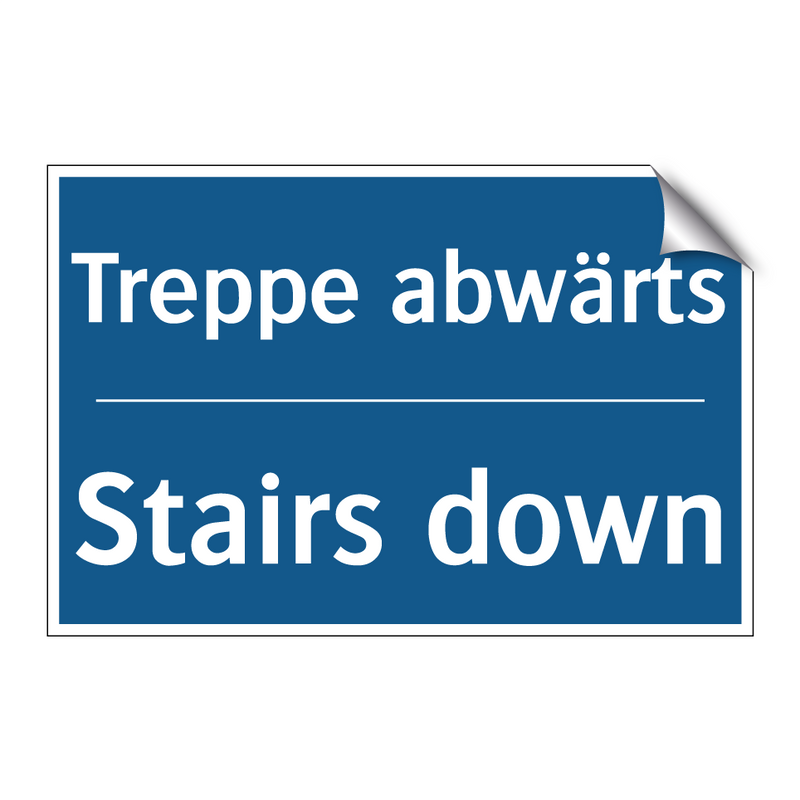 Treppe abwärts - Stairs down