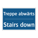 Treppe abwärts - Stairs down
