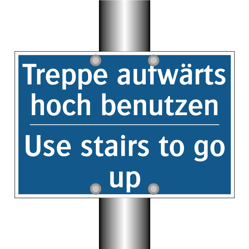 Treppe aufwärts hoch benutzen - Use stairs to go up