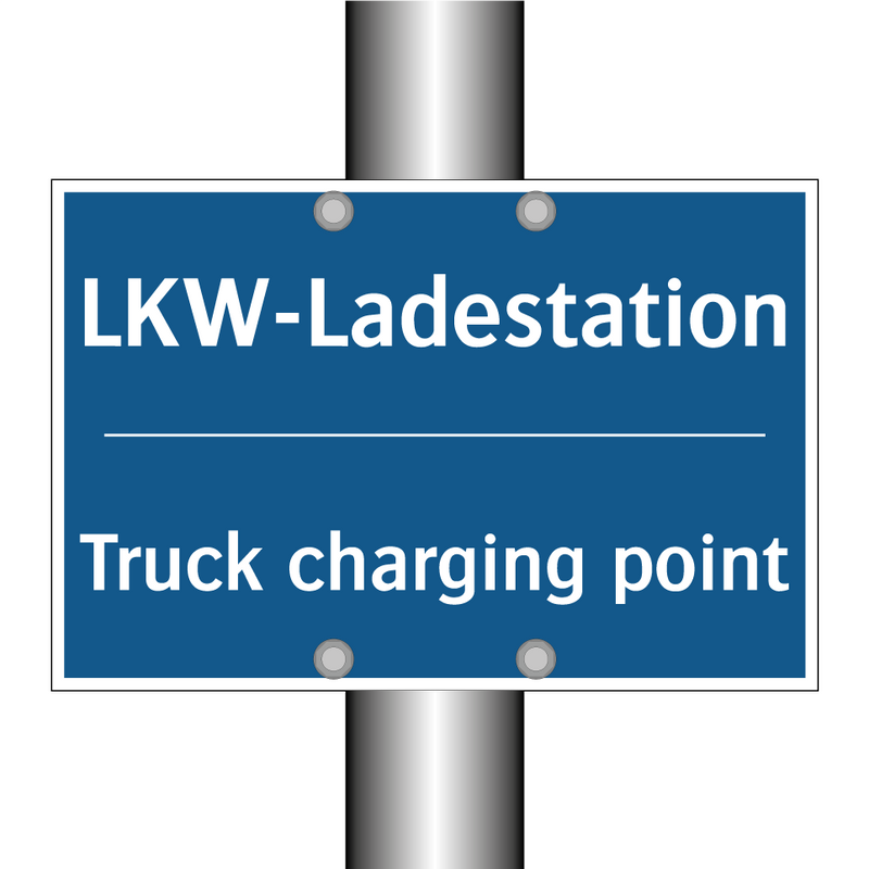 LKW-Ladestation - Truck charging point