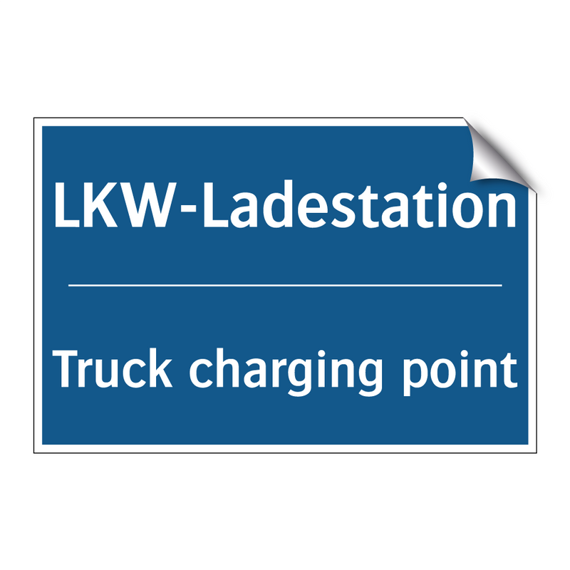 LKW-Ladestation - Truck charging point