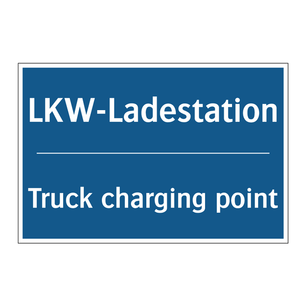 LKW-Ladestation - Truck charging point