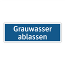 Grauwasser ablassen