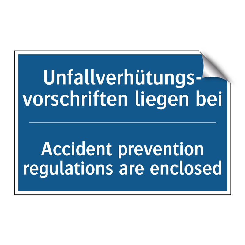 Unfallverhütungs- vorschriften /.../ - Accident prevention regulations /.../