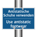 Antistatische Schuhe verwenden - Use antistatic footwear