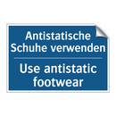 Antistatische Schuhe verwenden - Use antistatic footwear