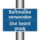 Bartmaske verwenden - Use beard mask