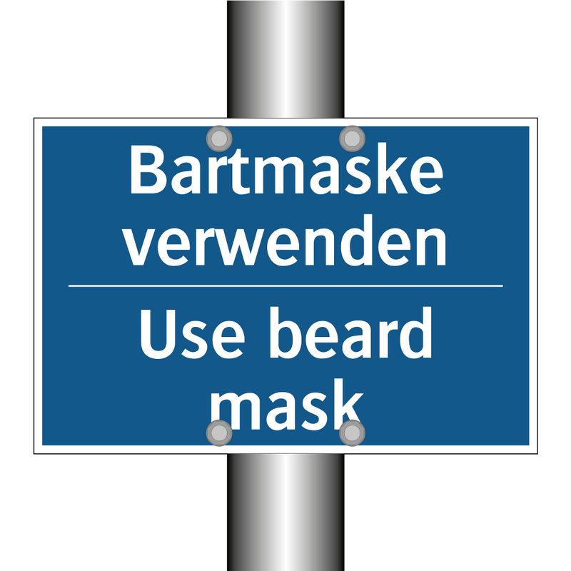 Bartmaske verwenden - Use beard mask