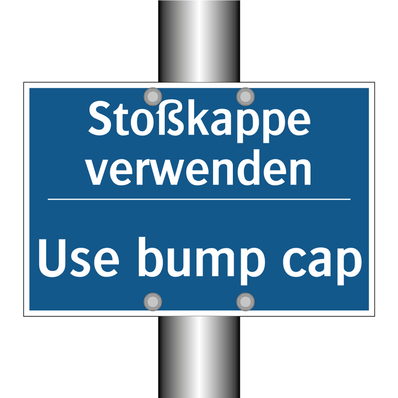 Stoßkappe verwenden - Use bump cap
