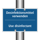 Desinfektionsmittel verwenden - Use disinfectant