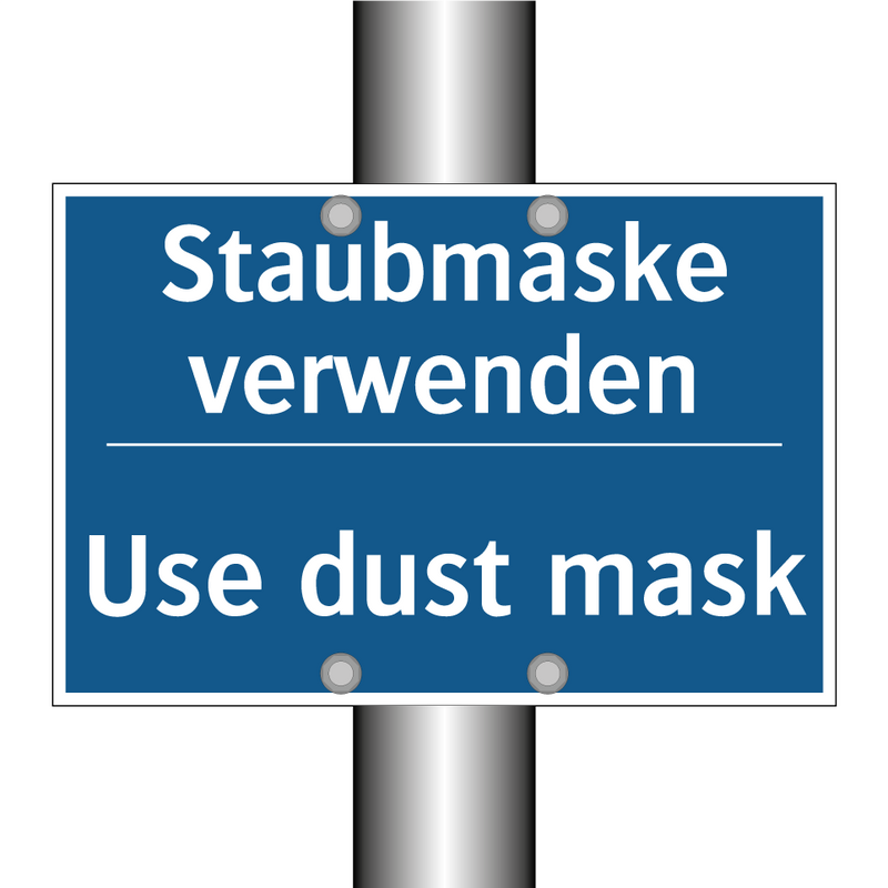 Staubmaske verwenden - Use dust mask