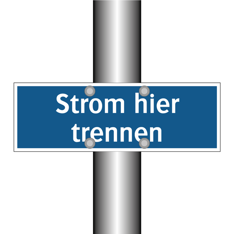 Strom hier trennen