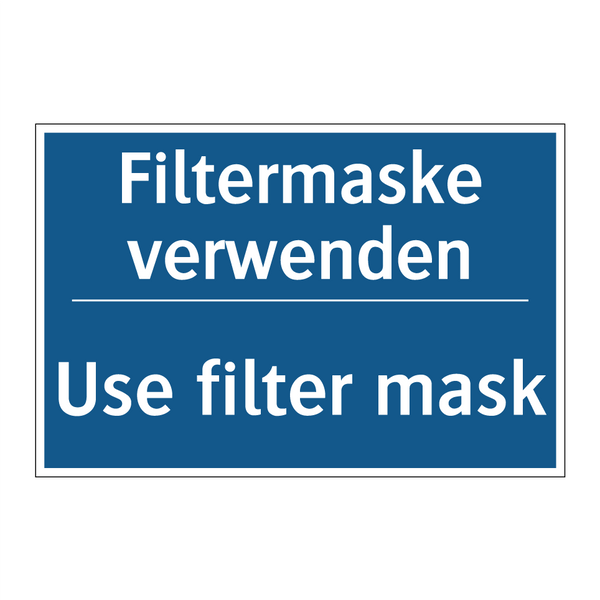 Filtermaske verwenden - Use filter mask