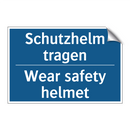 Schutzhelm tragen - Wear safety helmet