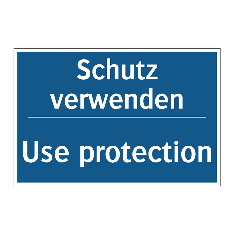 Schutz verwenden - Use protection