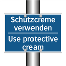 Schutzcreme verwenden - Use protective cream