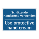 Schützende Handcreme verwenden - Use protective hand cream