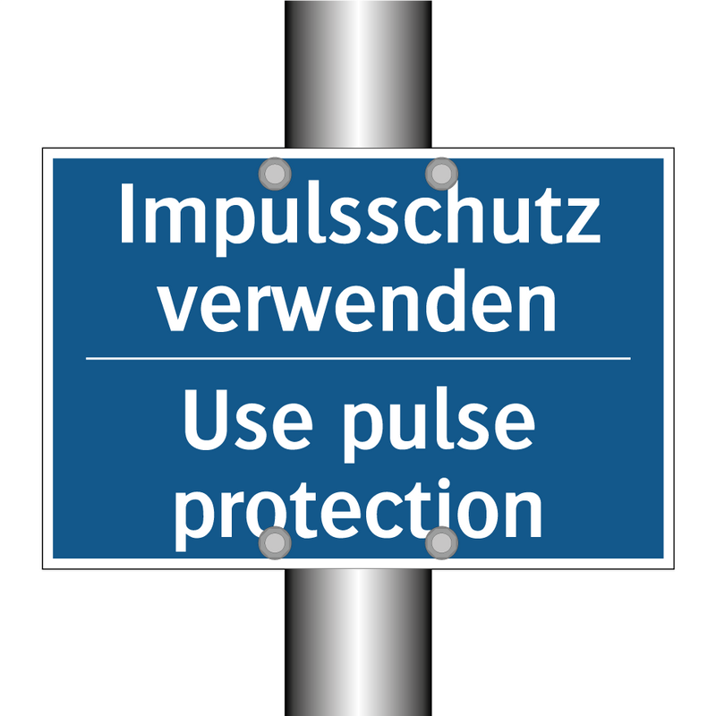 Impulsschutz verwenden - Use pulse protection
