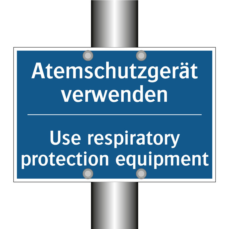 Atemschutzgerät verwenden - Use respiratory protection equipment/.../