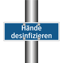 Hände desinfizieren