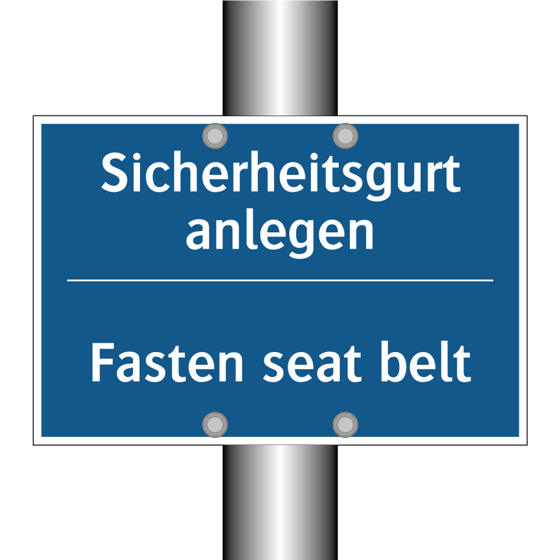 Sicherheitsgurt anlegen - Fasten seat belt