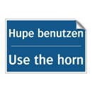Hupe benutzen - Use the horn