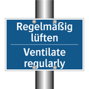 Regelmäßig lüften - Ventilate regularly