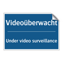 Videoüberwacht - Under video surveillance
