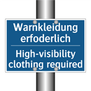 Warnkleidung erfoderlich - High-visibility clothing required/.../
