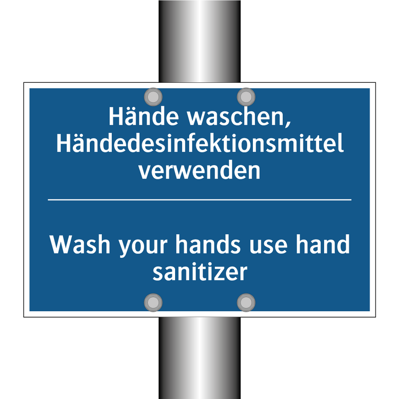 Hände waschen, Händedesinfektionsmittel /.../ - Wash your hands use hand sanitizer/.../