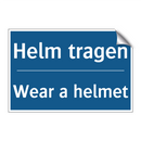 Helm tragen - Wear a helmet
